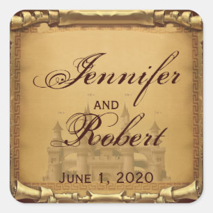 Once Upon a Time Wedding Envelope Seal