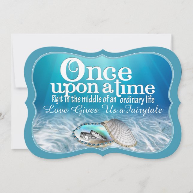 Once Upon A Time Wedding Invitation (Front)