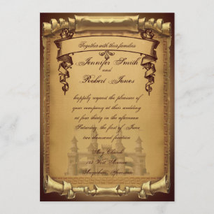 Once Upon a Time Wedding Invitation