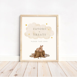 Once Upon a Time Woodland Favours and Treats Poster