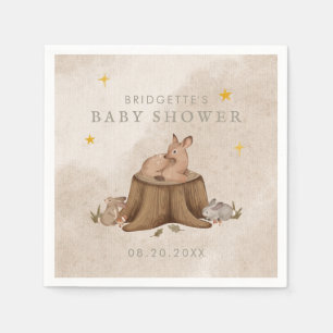 Once Upon a Time Woodland Storybook Napkin