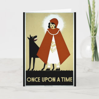 Once Upon a Time - WPA Poster - Card