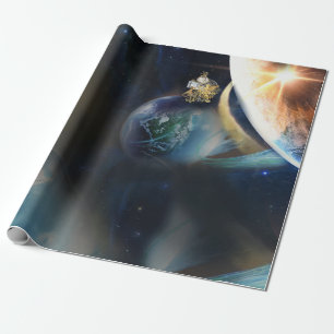 Once upon a time  wrapping paper