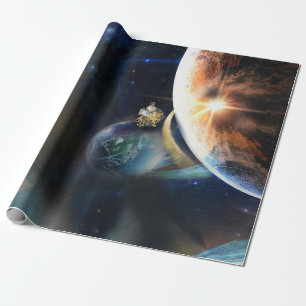 Once upon a time  wrapping paper