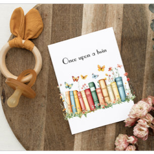 Once Upon A Twin Book  Napkin