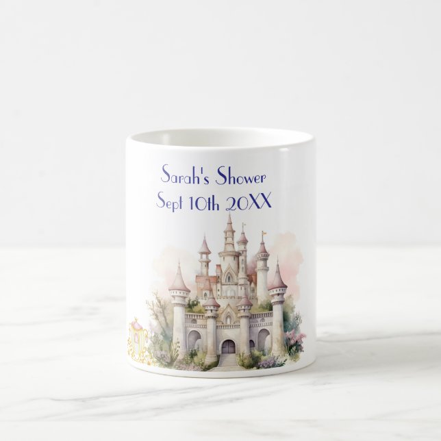 Once Upon A Twin Castle & Carriage Coffee Mug (Center)