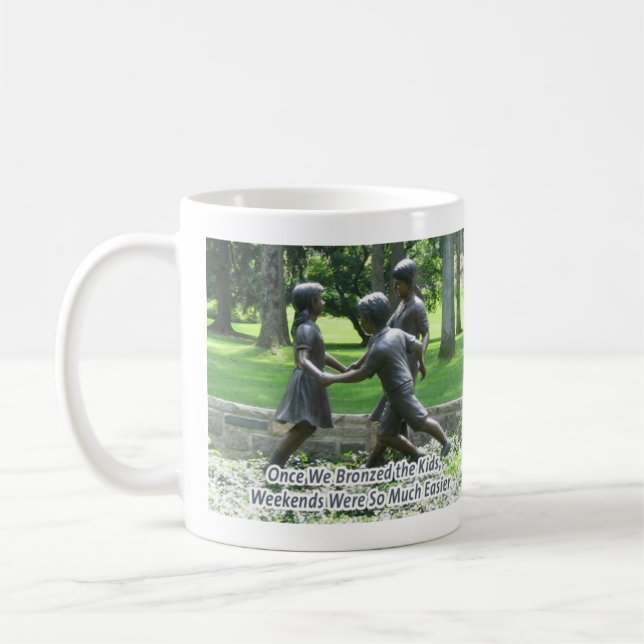 Once We Bronzed the Kids... Coffee Mug (Left)