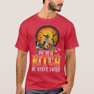 Once You Go Witch You Never Switch Png T-Shirt