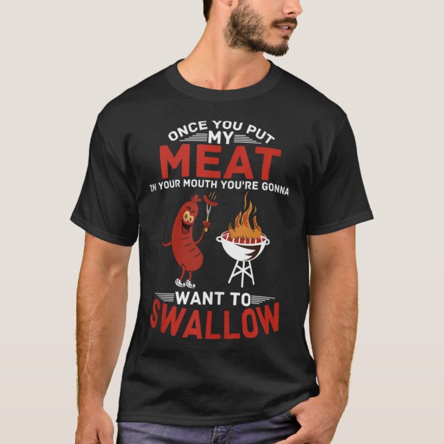 Once You Put My Meat in Your Mouth Tankop T-Shirt (Front)