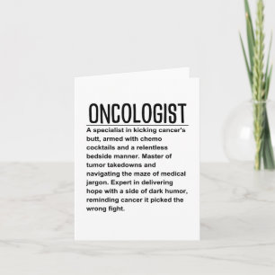 Oncologist  card
