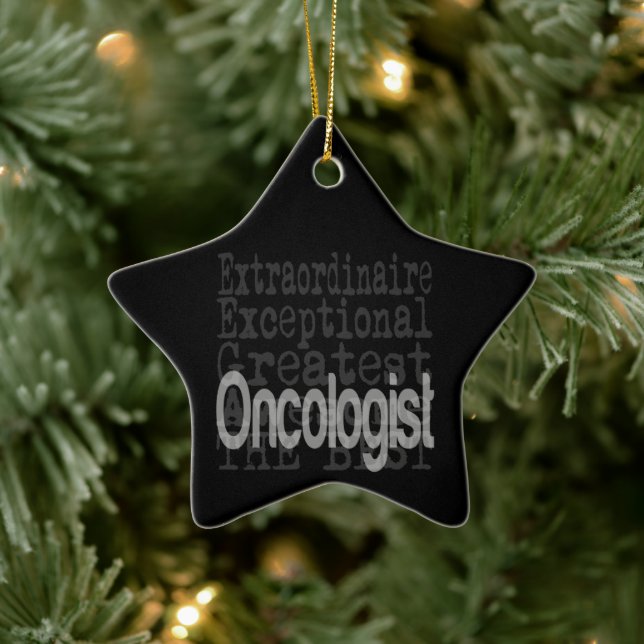 Oncologist Extraordinaire Ceramic Tree Decoration (Tree)