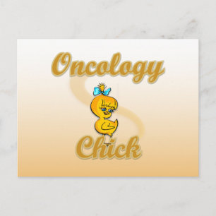Oncology Chick Postcard
