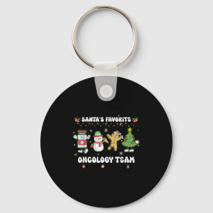 Oncology Christmas Crew Chemotherapy Nurse Techs N Key Ring