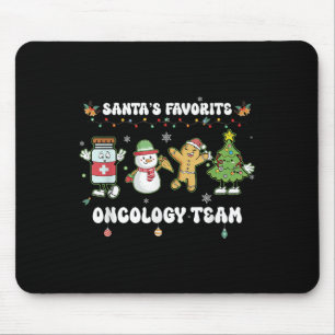 Oncology Christmas Crew Chemotherapy Nurse Techs N Mouse Mat