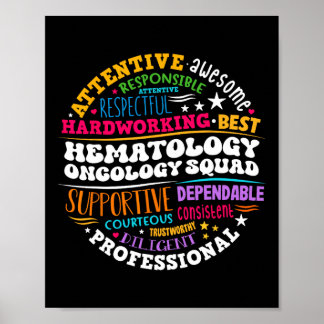 Oncology Hematology Nurse Squad Paediatrics Hemonc Poster