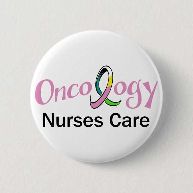 Oncology Nurse 6 Cm Round Badge (Front)