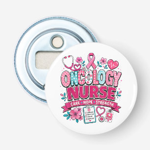 Oncology Nurse Breast Cancer Awareness Bottle Opener