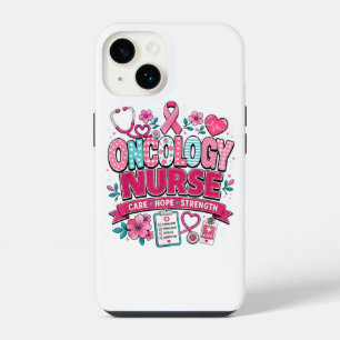 Oncology Nurse Breast Cancer Awareness iPhone 14 Case