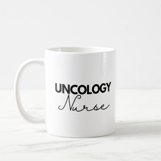 Oncology nurse coffee mug (Left)