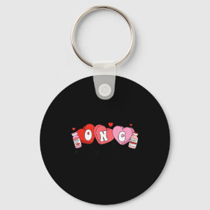 Oncology Nurse Fight Cancer Nurse Valentine Onc De Key Ring