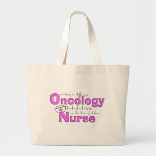 Oncology Nurse Gifts Large Tote Bag