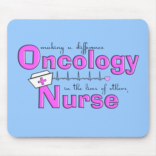 Oncology Nurse Gifts Mouse Mat (Front)