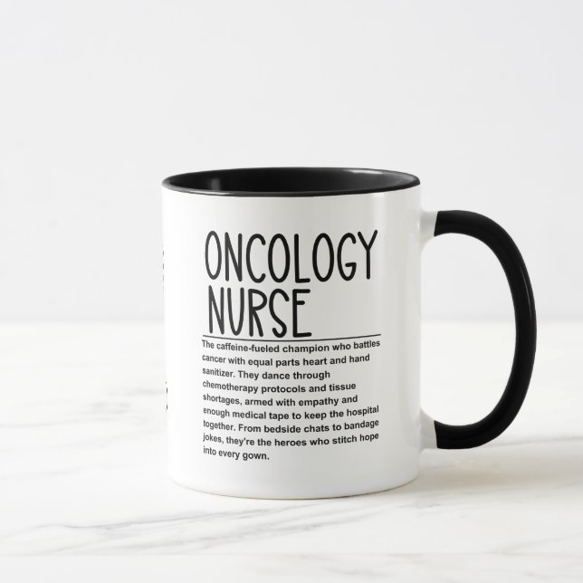Oncology nurse mug (Right)