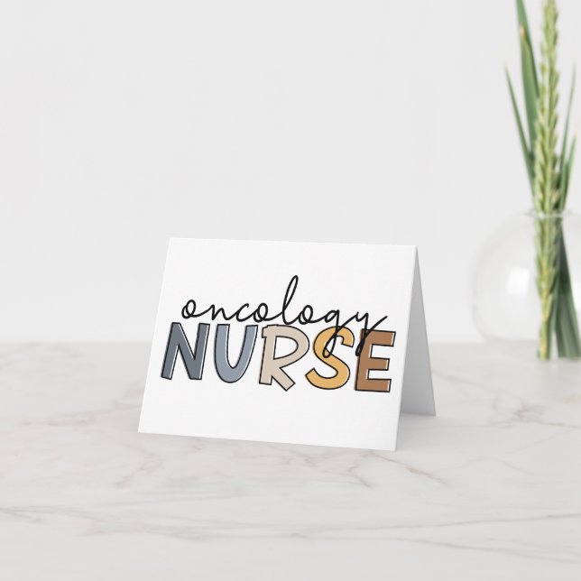 Oncology Nurse Oncology Nursing RN Card (Front)