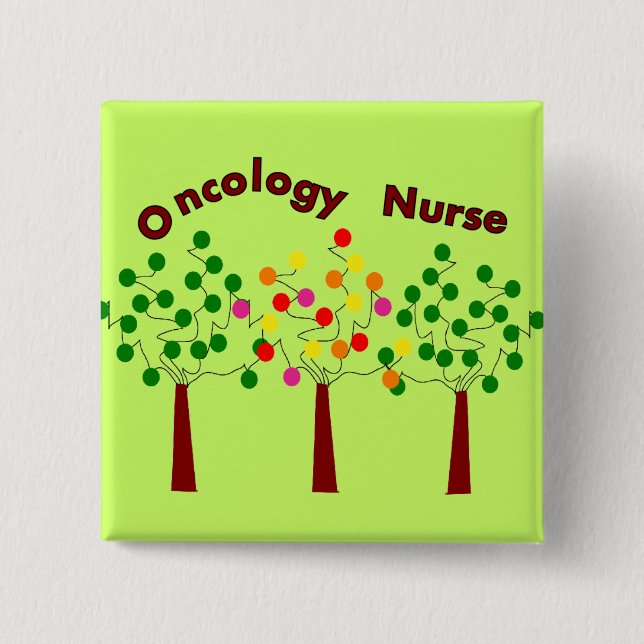 Oncology Nurse T-Shirts and Gifts 15 Cm Square Badge (Front)