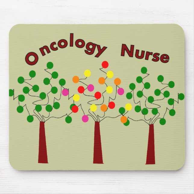 Oncology Nurse T-Shirts and Gifts Mouse Mat (Front)