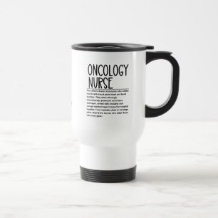Oncology nurse travel mug