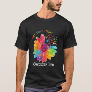 Oncology Team Nurse OCN Nursing Oncologist Sunflow T-Shirt