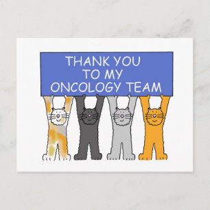 Oncology Team Thanks Postcard