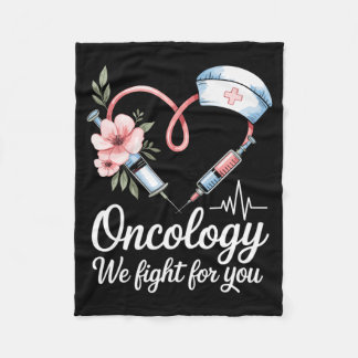 Oncology Team We Fight For You Performance Fleece Blanket