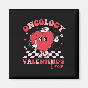 Oncology Valentines Heart Cancer Nurse Crew Loving Magnet