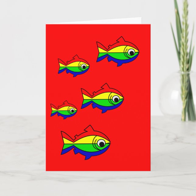 Oncor Hynchus Mykiss - Raibow Trout Card (Front)