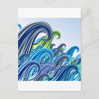 Ondas do Mar Postcard