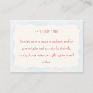 Onder the Sea 1st Birthday Nautical Enclosure Card