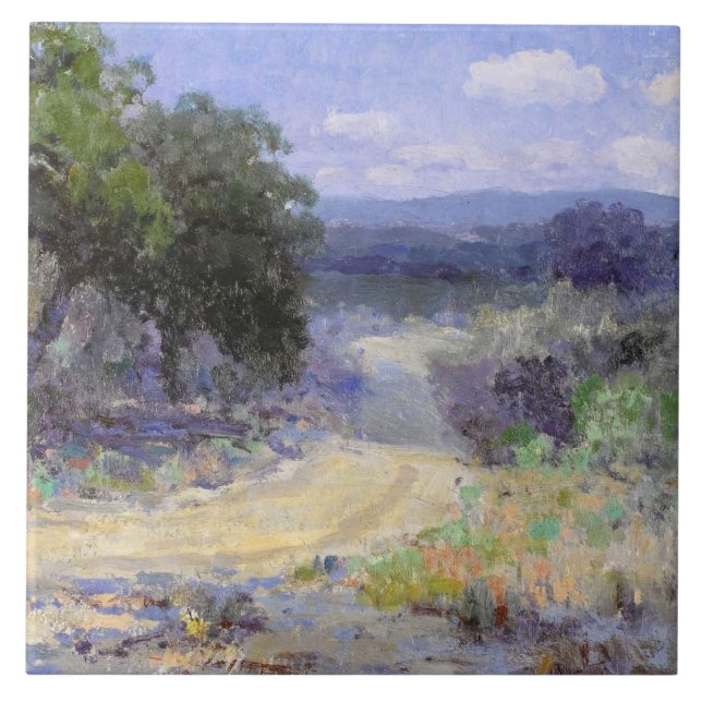 Onderdonk - A Path through the Texas Hill Country Tile (Front)