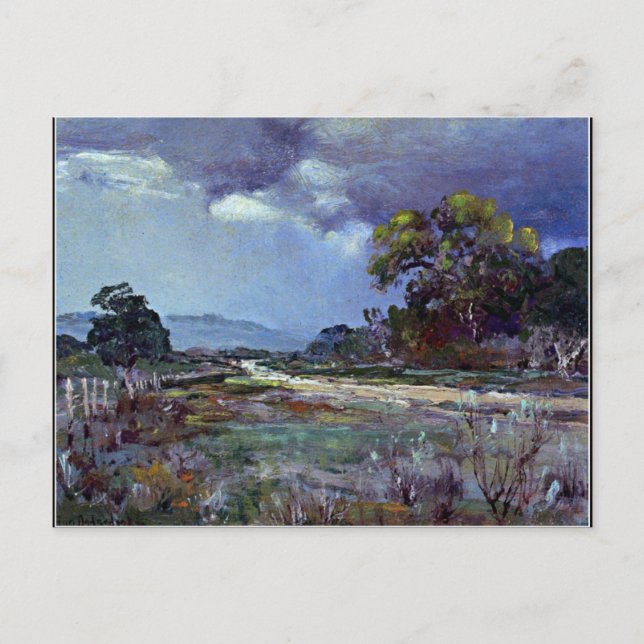 Onderdonk - Approaching Rain, Southwest Texas Postcard (Front)