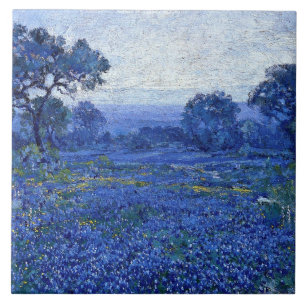 Onderdonk - Bluebonnet Scene, fine art, Tile