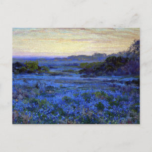Onderdonk - Bluebonnet Scene with a Girl Postcard