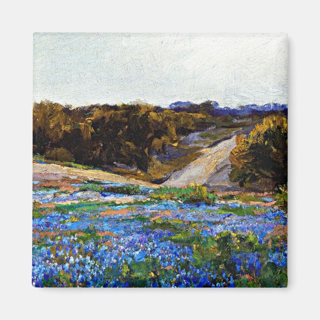 Onderdonk - Bluebonnets at Late Afternoon Magnet (Front)