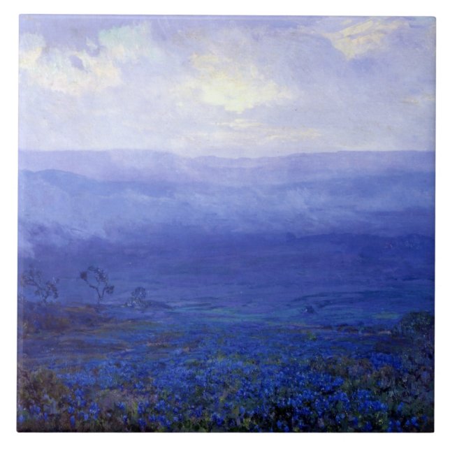 Onderdonk - Bluebonnets in Texas Tile (Front)