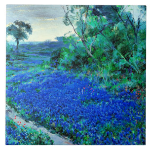 Onderdonk - Bluebonnets in the Misty Morning Tile