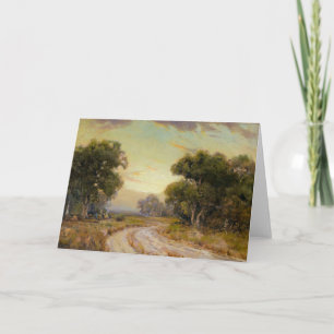 Onderdonk - Evening near Jackson, Southwest Texas Card