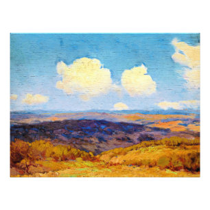 Onderdonk - Flying Shadows, landscape painting  Photo Print