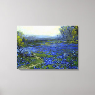 Onderdonk - Morning in the Bluebonnets Canvas Print