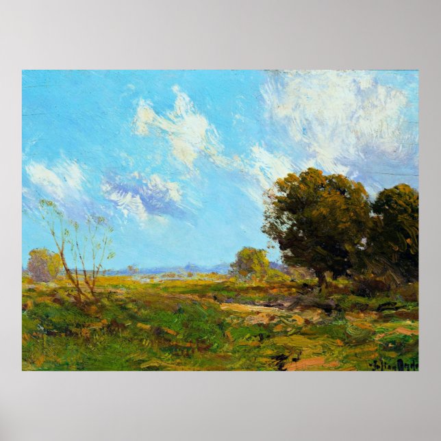 Onderdonk painting, Late Afternoon Poster (Front)