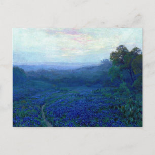 Onderdonk - Path through a Field of Bluebonnets Po Postcard